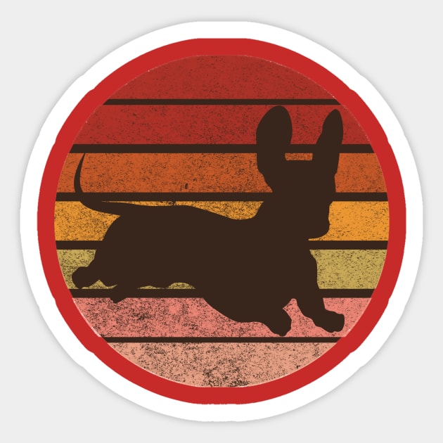 Flying dachshund Sticker by Moonlit Holler